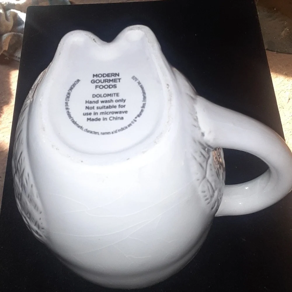 White Owl Ceramic Mug